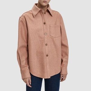 ACNE STUDIOS wool and cashmere overshirt